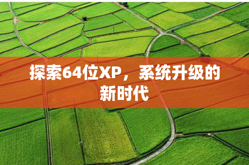 探索64位XP,系统升级的新时代 探索64位XP,系统升级的新时代