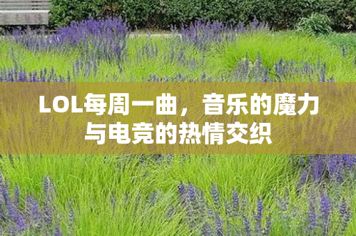 LOL每周一曲,音乐的魔力与电竞的热情交织 LOL每周一曲,音乐的魔力与电竞的热情交织
