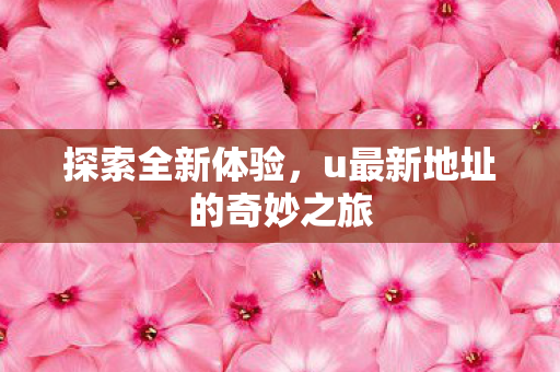 探索全新体验,u最新地址的奇妙之旅 探索全新体验,u最新地址的奇妙之旅
