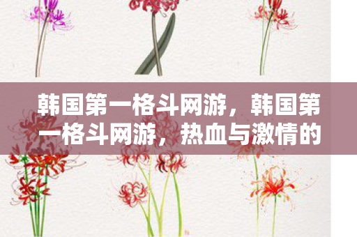 韩国第一格斗网游,韩国第一格斗网游,热血与激情的碰撞 韩国第一格斗网游,韩国第一格斗网游,热血与激情的碰撞