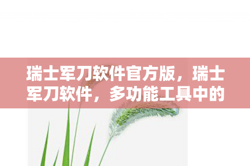 瑞士军刀软件官方版,瑞士军刀软件,多功能工具中的佼佼者 瑞士军刀软件官方版,瑞士军刀软件,多功能工具中的佼佼者