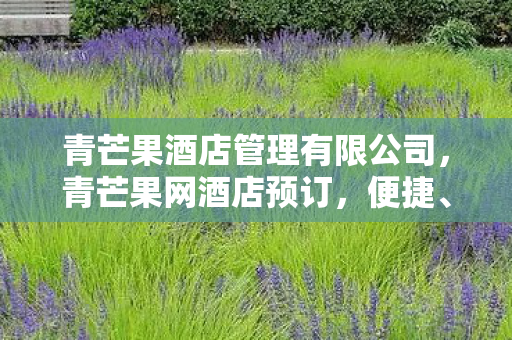 青芒果酒店管理有限公司，青芒果网酒店预订，便捷、实惠的旅行新选择
