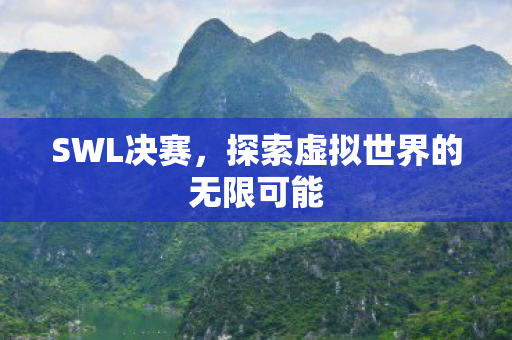 SWL决赛,探索虚拟世界的无限可能 SWL决赛,探索虚拟世界的无限可能