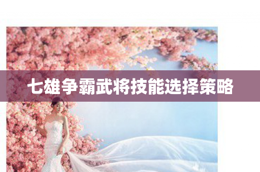 七雄争霸武将技能选择策略 七雄争霸武将技能选择策略