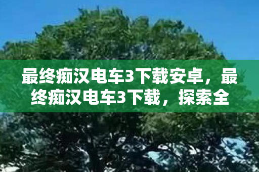 最终痴汉电车3下载安卓,最终痴汉电车3下载,探索全新游戏体验的便捷途径 最终痴汉电车3下载安卓,最终痴汉电车3下载,探索全新游戏体验的便捷途径