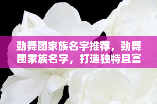劲舞团家族名字推荐,劲舞团家族名字,打造独特且富有意义的身份标识 劲舞团家族名字推荐,劲舞团家族名字,打造独特且富有意义的身份标识