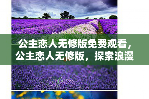 公主恋人无修版免费观看,公主恋人无修版,探索浪漫与冒险的奇幻之旅 公主恋人无修版免费观看,公主恋人无修版,探索浪漫与冒险的奇幻之旅