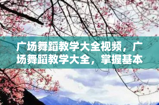 广场舞蹈教学大全视频，广场舞蹈教学大全，掌握基本舞步，展现优雅身姿