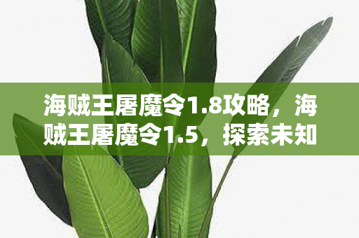 海贼王屠魔令1.8攻略,海贼王屠魔令1.5,探索未知海域的冒险之旅 海贼王屠魔令1.8攻略,海贼王屠魔令1.5,探索未知海域的冒险之旅