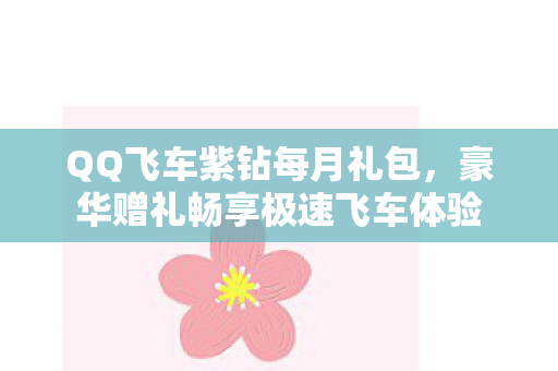 QQ飞车紫钻每月礼包,豪华赠礼畅享极速飞车体验 QQ飞车紫钻每月礼包,豪华赠礼畅享极速飞车体验