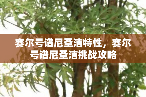 赛尔号谱尼圣洁特性,赛尔号谱尼圣洁挑战攻略 赛尔号谱尼圣洁特性,赛尔号谱尼圣洁挑战攻略