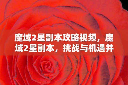魔域2星副本攻略视频,魔域2星副本,挑战与机遇并存的神秘领域 魔域2星副本攻略视频,魔域2星副本,挑战与机遇并存的神秘领域