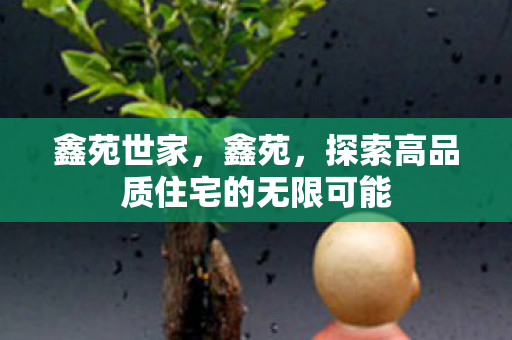 鑫苑世家，鑫苑，探索高品质住宅的无限可能