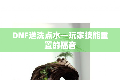 DNF送洗点水—玩家技能重置的福音 DNF送洗点水—玩家技能重置的福音