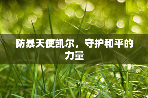 防暴天使凯尔,守护和平的力量 防暴天使凯尔,守护和平的力量