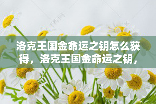 洛克王国金命运之钥怎么获得,洛克王国金命运之钥,解锁王国命运的神秘钥匙 洛克王国金命运之钥怎么获得,洛克王国金命运之钥,解锁王国命运的神秘钥匙
