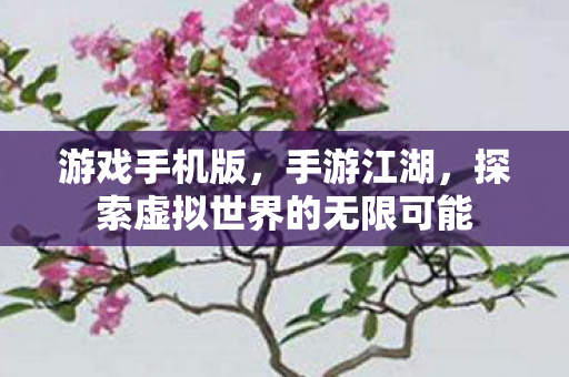 游戏手机版,手游江湖,探索虚拟世界的无限可能 游戏手机版,手游江湖,探索虚拟世界的无限可能
