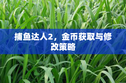 捕鱼达人2，金币获取与修改策略