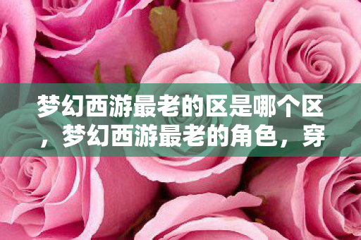 梦幻西游最老的区是哪个区,梦幻西游最老的角色,穿越时空的情怀 梦幻西游最老的区是哪个区,梦幻西游最老的角色,穿越时空的情怀