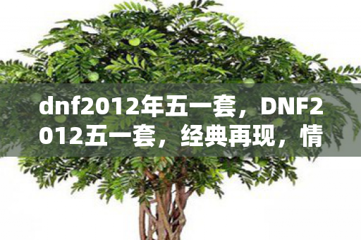 dnf2012年五一套，DNF2012五一套，经典再现，情怀与实力的双重盛宴