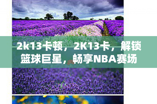 2k13卡顿,2K13卡,解锁篮球巨星,畅享NBA赛场 2k13卡顿,2K13卡,解锁篮球巨星,畅享NBA赛场