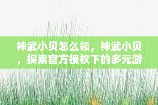 神武小贝怎么领,神武小贝,探索官方授权下的多元游戏体验 神武小贝怎么领,神武小贝,探索官方授权下的多元游戏体验