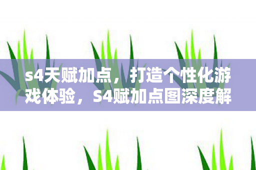 s4天赋加点,打造个性化游戏体验,S4赋加点图深度解析 s4天赋加点,打造个性化游戏体验,S4赋加点图深度解析
