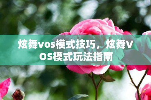 炫舞vos模式技巧,炫舞VOS模式玩法指南 炫舞vos模式技巧,炫舞VOS模式玩法指南