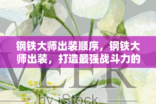 钢铁大师出装顺序,钢铁大师出装,打造最强战斗力的关键 钢铁大师出装顺序,钢铁大师出装,打造最强战斗力的关键