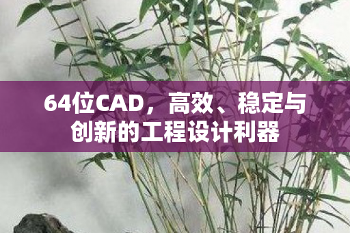 64位CAD,高效、稳定与创新的工程设计利器 64位CAD,高效、稳定与创新的工程设计利器