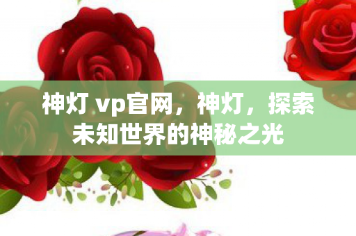 神灯 vp官网,神灯,探索未知世界的神秘之光 神灯 vp官网,神灯,探索未知世界的神秘之光