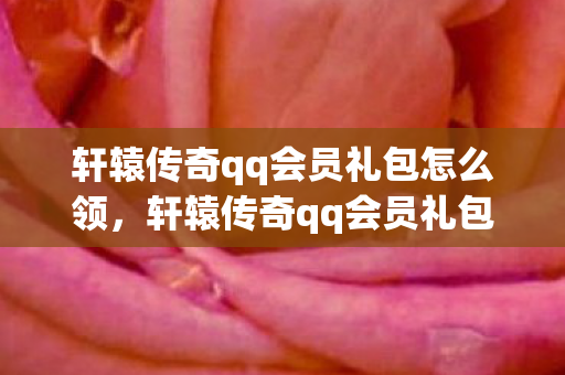 轩辕传奇qq会员礼包怎么领,轩辕传奇qq会员礼包,解锁专属福利,畅享游戏乐趣 轩辕传奇qq会员礼包怎么领,轩辕传奇qq会员礼包,解锁专属福利,畅享游戏乐趣