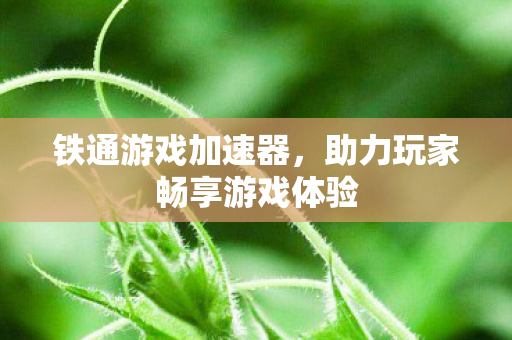 铁通游戏加速器,助力玩家畅享游戏体验 铁通游戏加速器,助力玩家畅享游戏体验