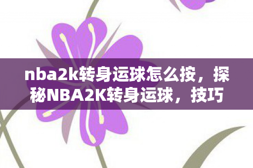 nba2k转身运球怎么按,探秘NBA2K转身运球,技巧与策略的完美结合 nba2k转身运球怎么按,探秘NBA2K转身运球,技巧与策略的完美结合