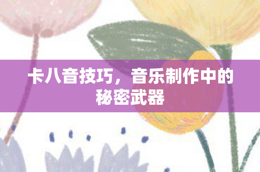 卡八音技巧,音乐制作中的秘密武器 卡八音技巧,音乐制作中的秘密武器