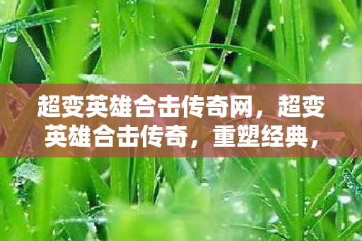 超变英雄合击传奇网，超变英雄合击传奇，重塑经典，再燃激情
