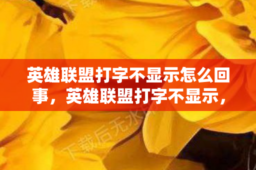 英雄联盟打字不显示怎么回事,英雄联盟打字不显示,探索游戏内外的未知挑战 英雄联盟打字不显示怎么回事,英雄联盟打字不显示,探索游戏内外的未知挑战