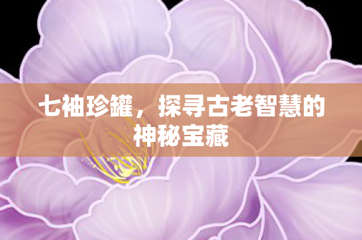 七袖珍罐,探寻古老智慧的神秘宝藏 七袖珍罐,探寻古老智慧的神秘宝藏