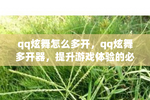 qq炫舞怎么多开,qq炫舞多开器,提升游戏体验的必备神器 qq炫舞怎么多开,qq炫舞多开器,提升游戏体验的必备神器