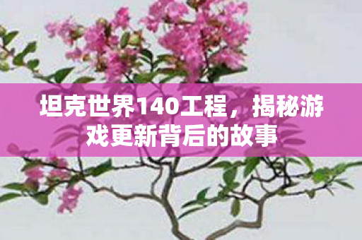 坦克世界140工程，揭秘游戏更新背后的故事