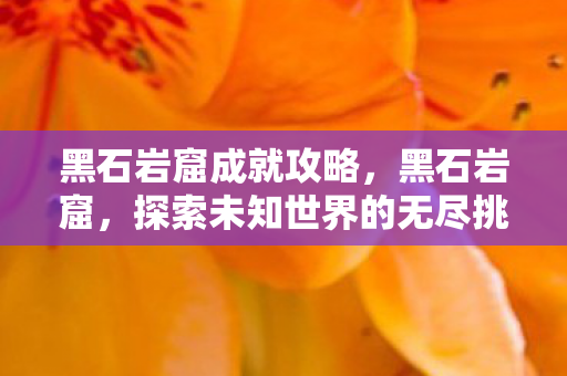 黑石岩窟成就攻略,黑石岩窟,探索未知世界的无尽挑战 黑石岩窟成就攻略,黑石岩窟,探索未知世界的无尽挑战