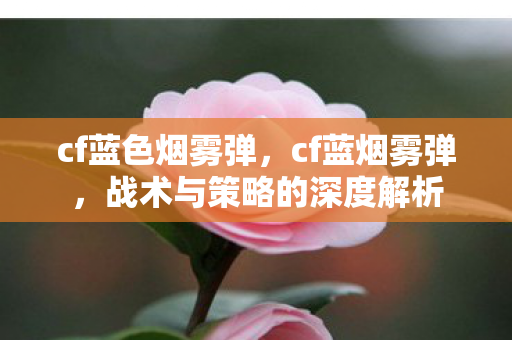 cf蓝色烟雾弹,cf蓝烟雾弹,战术与策略的深度解析 cf蓝色烟雾弹,cf蓝烟雾弹,战术与策略的深度解析