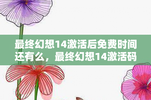 最终幻想14激活后免费时间还有么,最终幻想14激活码,探索虚拟世界的钥匙 最终幻想14激活后免费时间还有么,最终幻想14激活码,探索虚拟世界的钥匙
