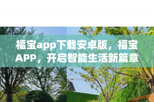 福宝app下载安卓版，福宝APP，开启智能生活新篇章