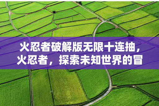 火忍者破解版无限十连抽,火忍者,探索未知世界的冒险之旅 火忍者破解版无限十连抽,火忍者,探索未知世界的冒险之旅