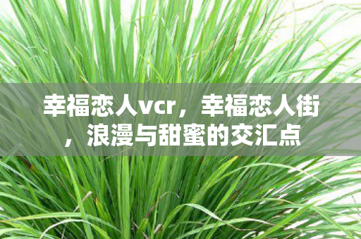 幸福恋人vcr,幸福恋人街,浪漫与甜蜜的交汇点 幸福恋人vcr,幸福恋人街,浪漫与甜蜜的交汇点