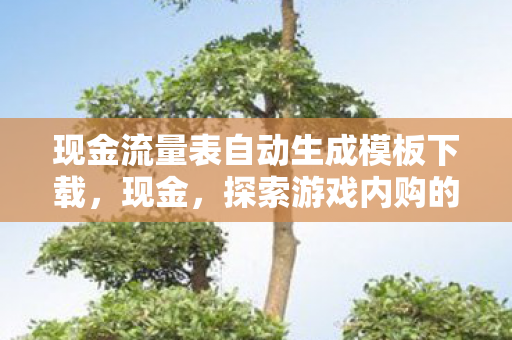 现金流量表自动生成模板下载，现金，探索游戏内购的奥秘