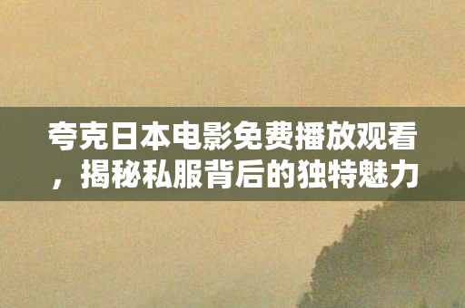 夸克日本电影免费播放观看，揭秘私服背后的独特魅力，探索未知的游戏世界