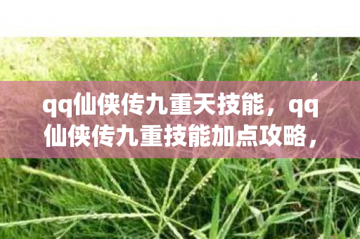 qq仙侠传九重天技能,qq仙侠传九重技能加点攻略,打造最强战力 qq仙侠传九重天技能,qq仙侠传九重技能加点攻略,打造最强战力