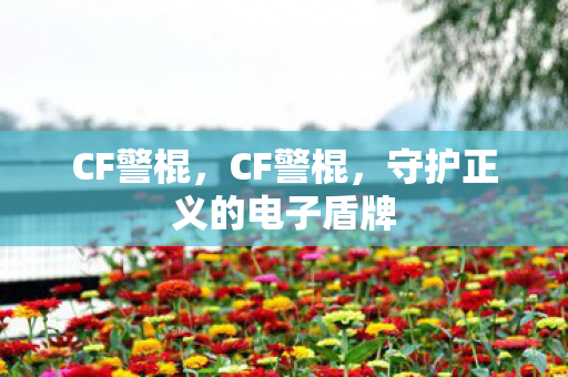 CF警棍,CF警棍,守护正义的电子盾牌 CF警棍,CF警棍,守护正义的电子盾牌
